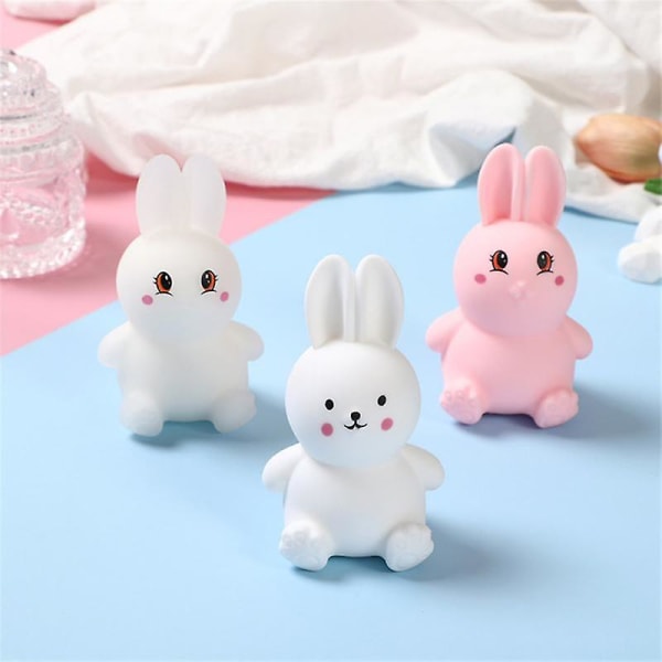 Squishy leketøy kan endre farge søt kanin Dekompresjon klemme leketøy Antistress Ball barn[HK] A04 with box