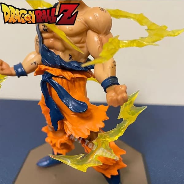 Super Saiyan Son Goku Animefigur 16cm DBZ Actionmodell Gave til barn With Box