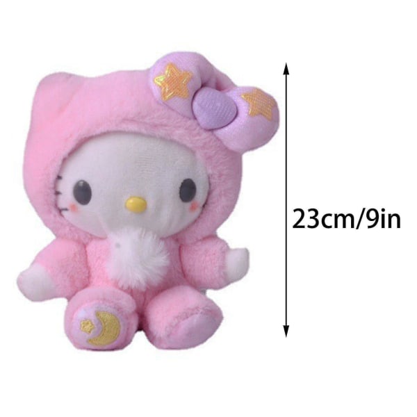 Rion Sanrio Cartoon Kawaii Kuromi My Melody Cinnamoroll Pehmolelut Pehmeät Täytetyt Nuket Lapsille[HK] Cat Doll