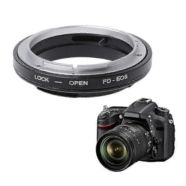Canon FD til EF EOS Mount Adapterring til kamera- og videokameraobjektivkompatibilitet