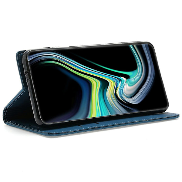 Samsung Galaxy A26 5G Lompakkokotelo Magneettisella Sulkemisella Nahkainen Puhelinkotelo - Musta[HK] Multicolor Blue