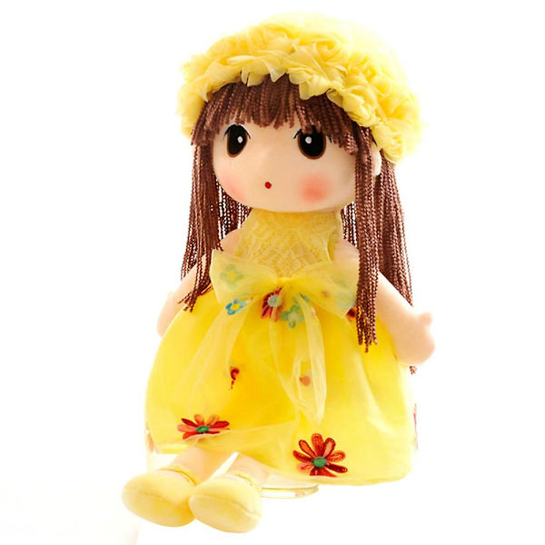Söt blomsterfe prinsessa plyschleksak mjuk och bekväm för vacker docka unik present lila 45cm[HK] Style C