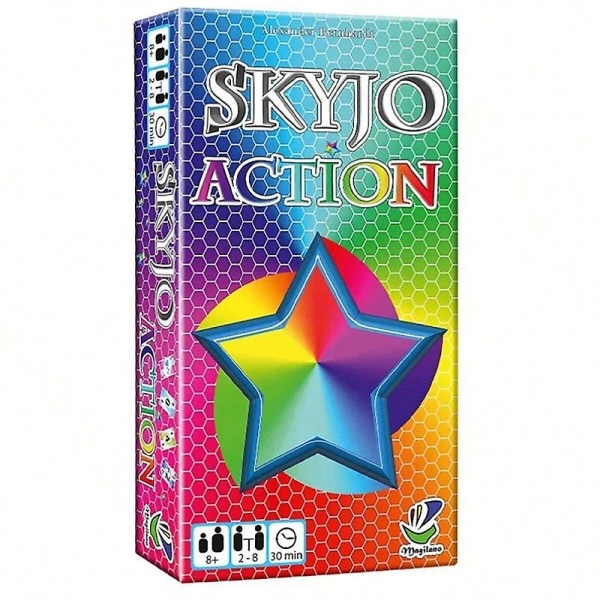 1 stk Skyjo Card Game" Family Gathering Game Card, sjovt feriekortspil, festbrætspil[HK] MULTI