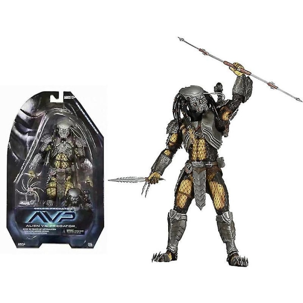 Predator Figur Neca Aliens Vs Predator Series Alien Covenant Elder Youngblood Predator Serpent Hunter Legetøjsfilm Actionfigur[HK] E