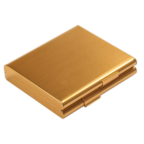 HK  Aluminiumlegering Cigarett Etui Bärbar Automatisk Cigarett Dispenser För Kvinnor Män Glod