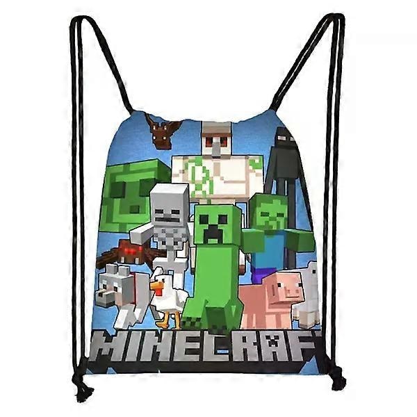 Gymbag Minecraft Grønn{f2}[HK]