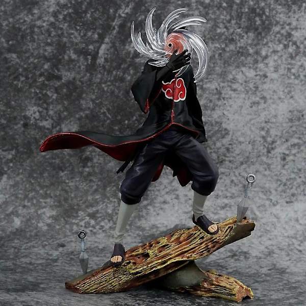 Naruto Anime-hahmo 26cm Obito Uchiha Tobi Päänvaihdettava toimintahahmo Pvc-patsasmalli Työpöydän koristelelu Lelulahja lapselle[HK] Tobi