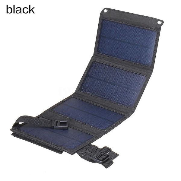 Hopfällbar Utomhus Rese Bärbar Solar Laddare För Telefon Batteri Vandring Camping USB 5v Emergency Portable Power Cell 1[HhhK]
