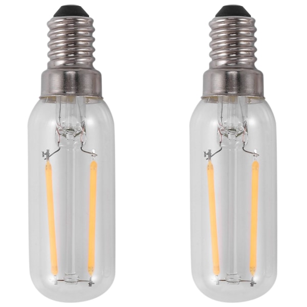 2x E14 3W LED Køkkenhætte Ekstraktor Fan Pære[HkkK] Warm White