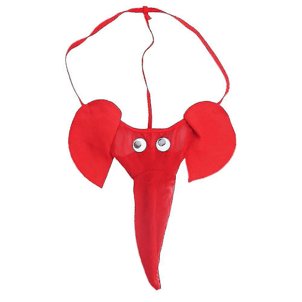Miesten uutuus Elefantti G-stringit Pikkuhousut Stringit Alushousut Alusvaatteet Monivärinen Valinnainen Korkealaatuinen[HK] Red