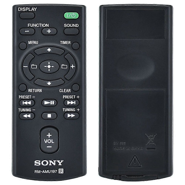Ny Original RM-AMU197 Til Sony HIFI Audio Display System Fjernbetjening RMAMU197[HK]