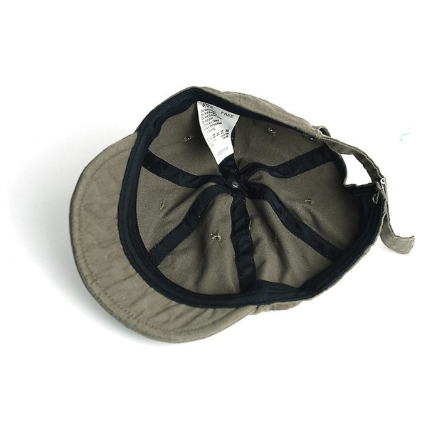 Fashionabla retro kortbrättad toppad hatt julklapp till pojkarsvart[HK] black