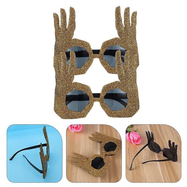 Maskerade Morsomme OK Fingerformede Briller 2 stk Sett[HK]