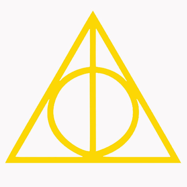 HK Kuoleman Varjelukset Harry Potter -auton heijastavat tarrat Yellow