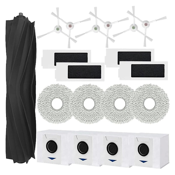 For Deebot T20 OMNI, T20e OMNI robotstøvsuger Hovedsidebørste HEPA-filtre støvposer moppklut[HkkK] As Shown