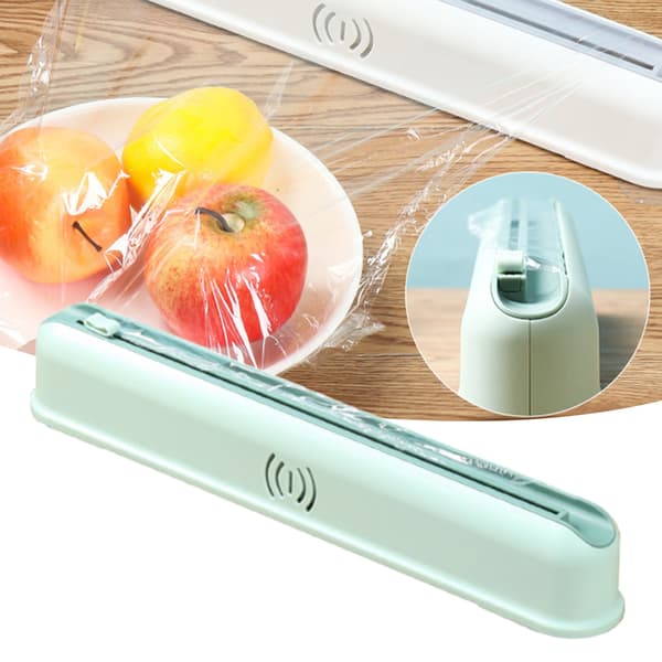 Multifunktionel plastfoliedispenser med rulle [HK] White