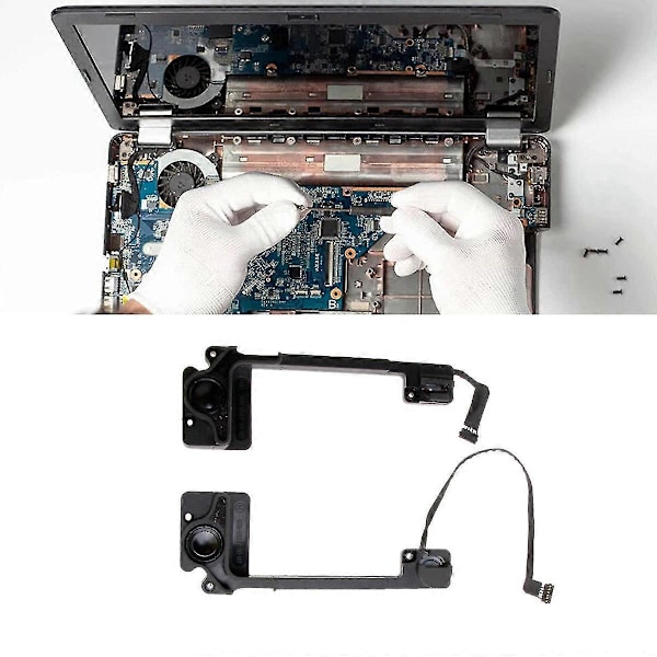 A1502 Kannettavan tietokoneen vasen ja oikea kaiutin Macbook Pro Retina 13 tuuman A1502 sisäänrakennettu kaiuttimen vaihto [HK] Black
