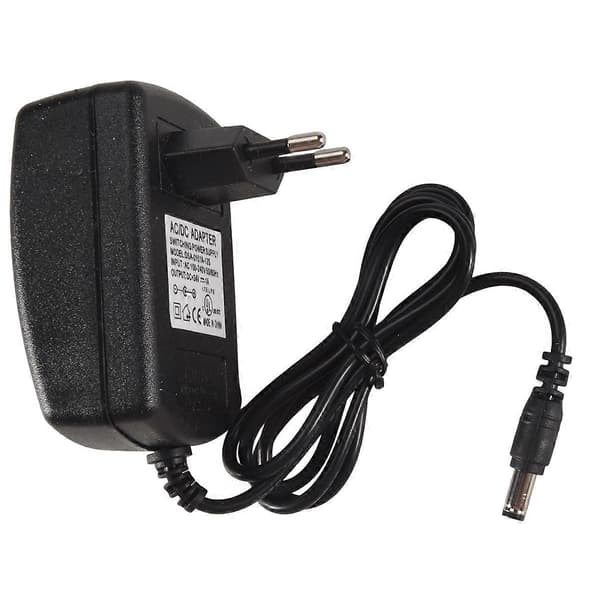 DC 24V 1A AC-adapter strømforsyning for LED-stripe lys CCTV-kamera 2.1mm x 5.5mm EU[HK]