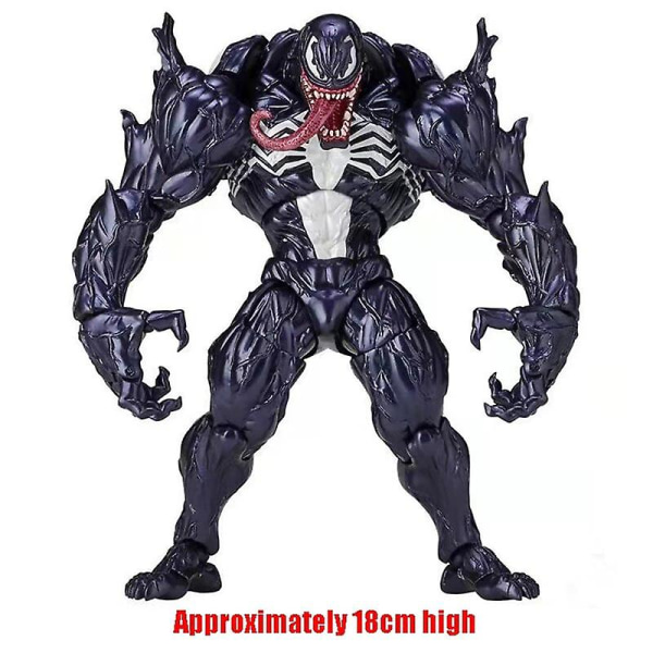 Animefilm Spider Man Mountain Joints Rörlig Venom Massacre Modell Hänge Smycke Dock Actionfigur Disney Leksaker Barn Julklappar[HK] Venom-bagged