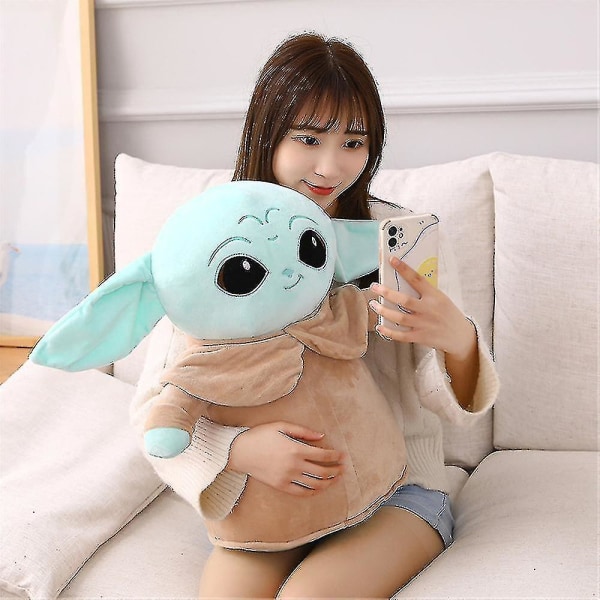 18-48cm Baby Yoda plysjdukke Barn Leker Fylt Myk Pude Barn Leker Gaver[HK] 28cm