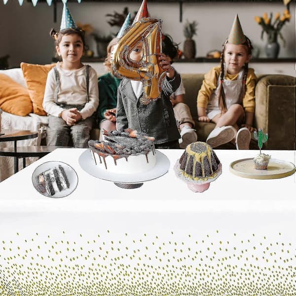 3 stk. Halloween engangsduker, vanntette duker Hvit duk Festbeskyttelse [HK]