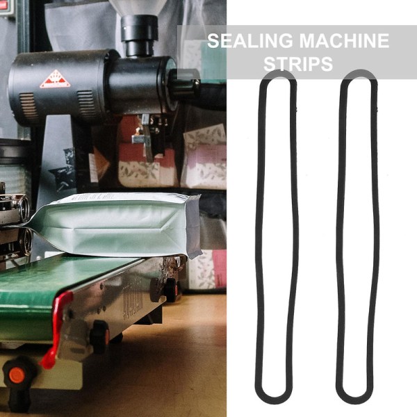 2 stk. Vacuum Sealer Machine Tætningsstrimmel Vakuum Sealer Tætningsskum Strip[HK] Black 31.00X3.50X1.00CM