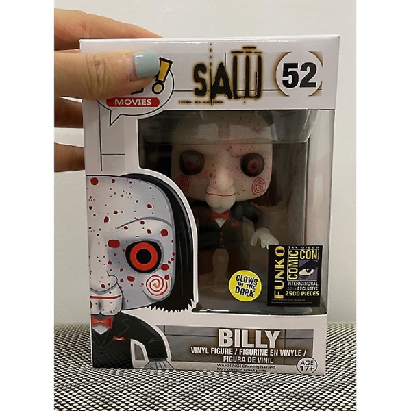 Toimintahahmo POP! Elokuva Saw - Billy the Puppet #52 Hohtaa pimeässä[HK]