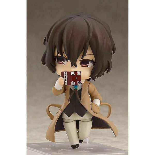 Bungo Stray Dogs Dazai Osamu Nendoroid Actionfigurer Q Version Tillbehör Rörlig Spelkaraktär Läge Animefigurer[HK] As shown