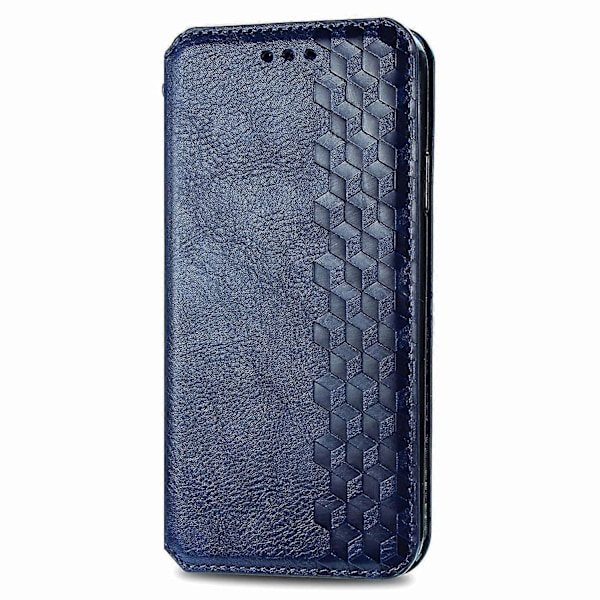 För Samsung Galaxy A05s 4G Läderfodral Präglad Romb Plånboks Telefonfodral [HK] Style B Multicolor