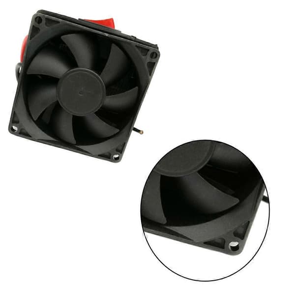 Varm Køleventilator til Bilvarme 12V Sort Bilvarmeventilator[HK]