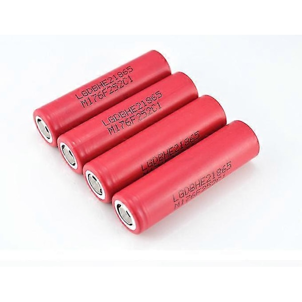 Två 18650lg He2 3.7v 2500mah Ny Version Märkning 25a Urladdning Handborr Kraftbatteri[HK]