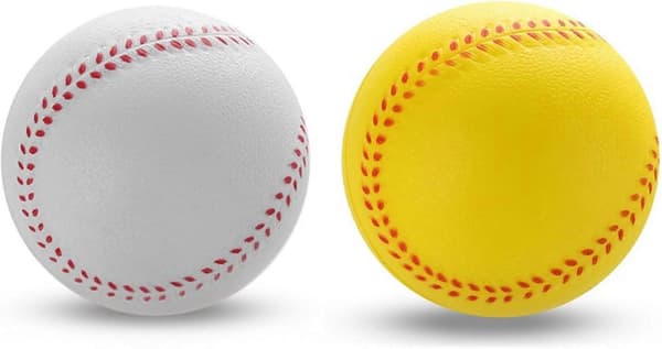 PU Baseball Softball Legetøj til Børn - Blød Solid Klemmebold til Stresslindring, Udendørs Træning og Leg[HK]