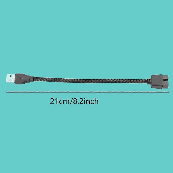 Mainboard Internt Dataforlængerkabel Forbinder USB A-enheder til 9-Pin USB Han[HK]