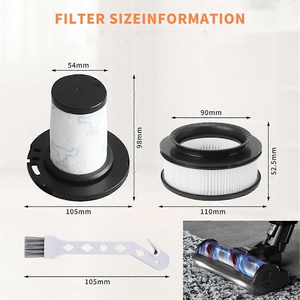 Udskiftningsfiltre til X-Force Flex 11.60 12.60 14.60 15.60 RH98xx RH99xx Støvsugere[HK] As Shown