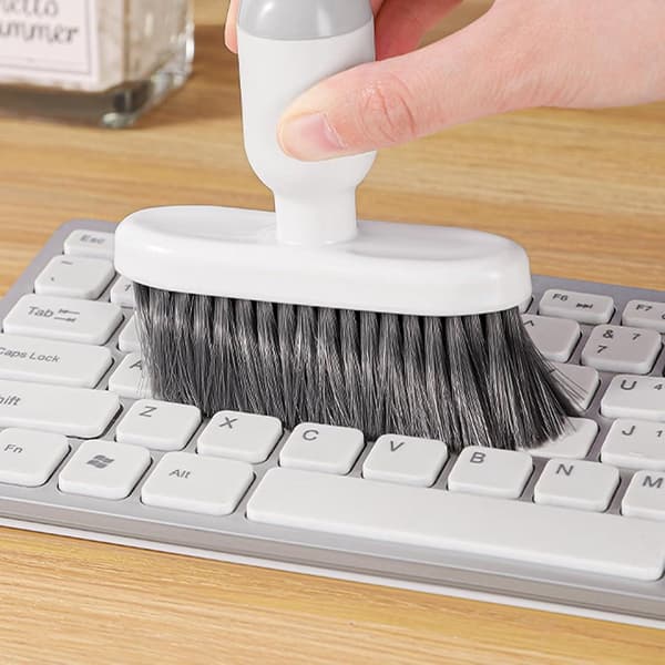 Ergonomisk computer-tastaturrensebørste til blød statisk fjernelse [HK]