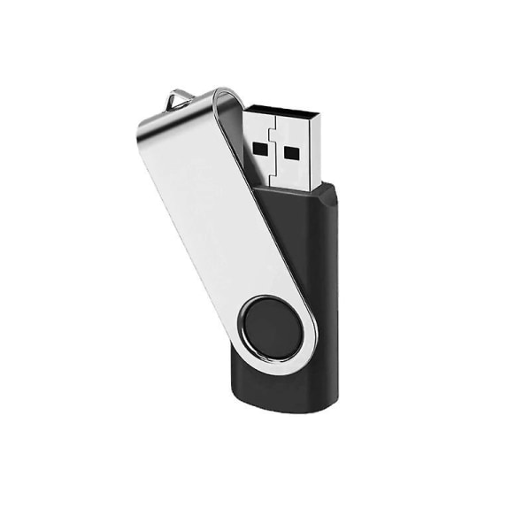32gb USB-nøkkel, Black One Pack Flash Drive Usb 2.0 Memory Stick Storage Flash Drive ([HK])