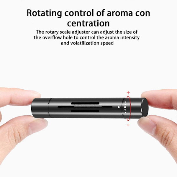 VALSEEL Bil Tilbehør Bil Socket Klemme Lille Størrelse Aromaterapi Stick Form Bil Diffuser[HK] Black