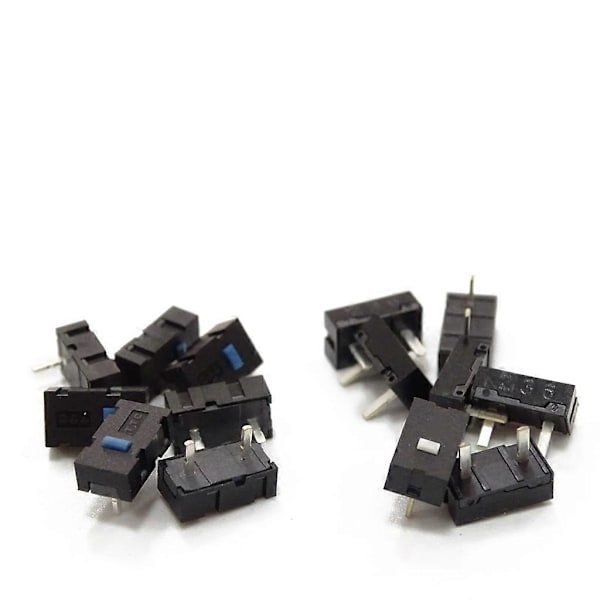 2 ST 2-Pin TTC Blå Punkt / 5M Vit Punkt Mus Mikro Switch för Razer Imperator[HK] TTC Blue Switch