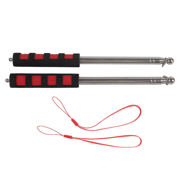 20242pcs 120cm Bärbar Guide Flaggstång Rostfritt Stål Handhållen Flaggstång Teleskopisk Utökningsbar Handhållen Flaggstång[HkkK]