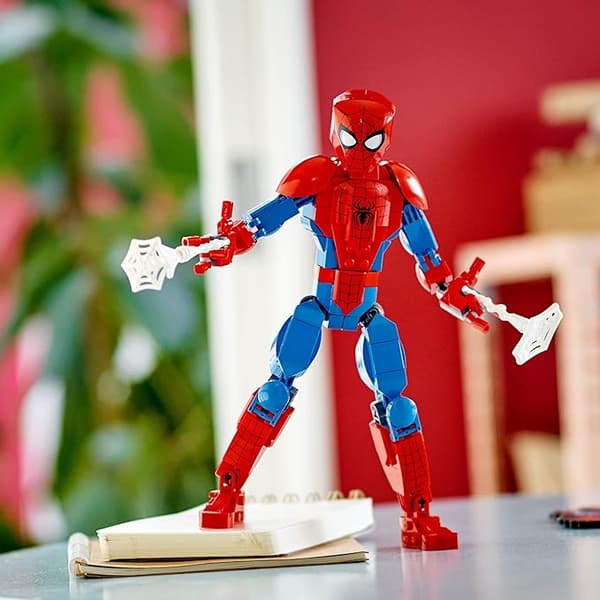 Spider-Man Marvel figursett med poserbar actionfigur Gave til gutter og jenter over 8 år [HK]