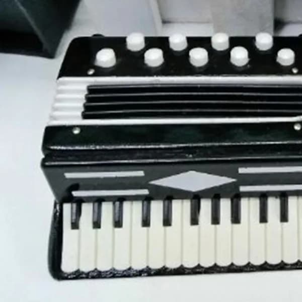 Miniature Musikboks Instrument Sort[HK]