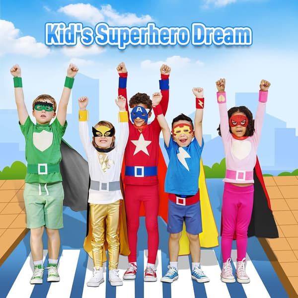 Halloween Superheltkapper for barn[HK]