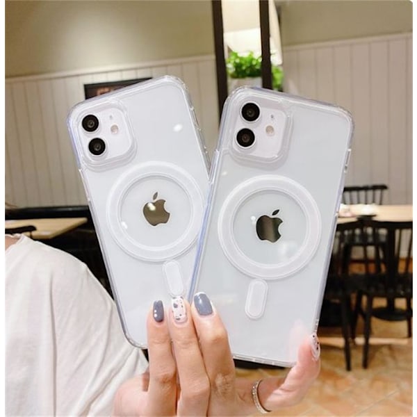 INF iPhone 11 mobil deksel kompatibelt med MagSafe lader Transparent[HK]