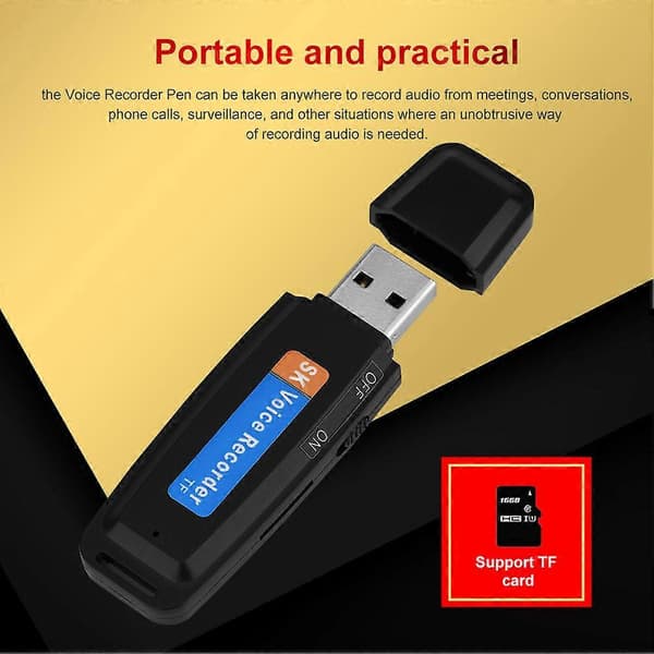 U disk-opptaker, stemmeopptaker, lydopptaker[HK]