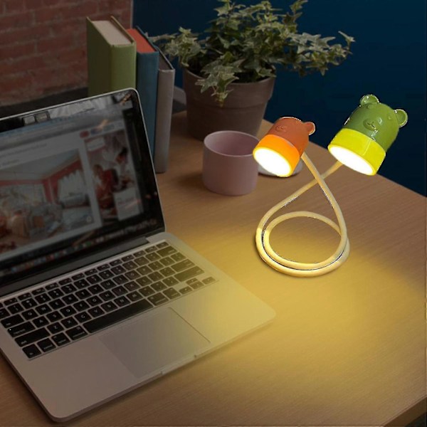 LED-kaulavalaisin lukemiseen sängyssä, joustavat varret lukemiseen - Yvan[HK] C