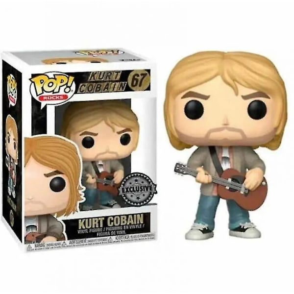 Kurt Cobain 64# 65# 66# 67# Se Vinyl Actionfigur Samleobjekt Begrenset Utgave Modellleker for Barn[HK] 65 no box