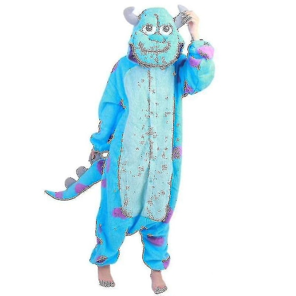 Voksne Børn Kigurumi Tegneserie Blå Hund Onesie Pyjamas Julekostume[HK] Sully S