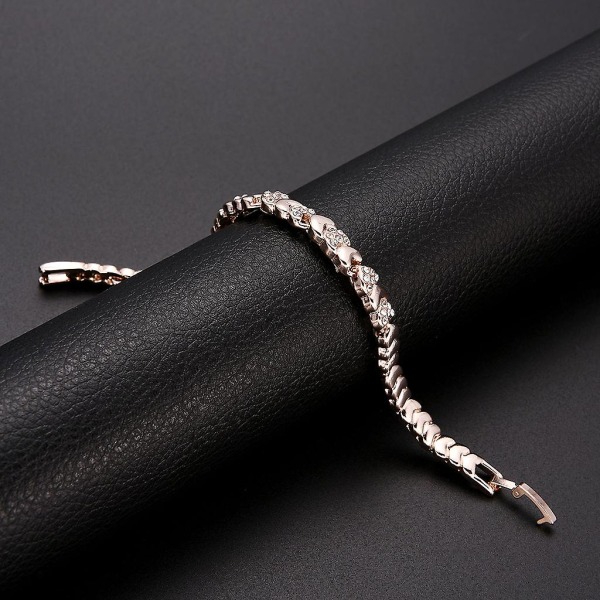 Damearmbånd Hjerteformet Luksus For Rhinestone Smykker Armbånd Charms Casual G