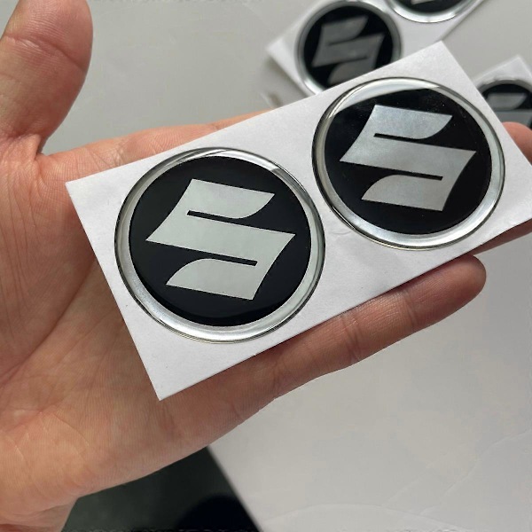 Suzuki-ajoneuvotarrat Metallinen Logo Moottoripyörätarra Tankin Tunnus [HK] 3D Gel