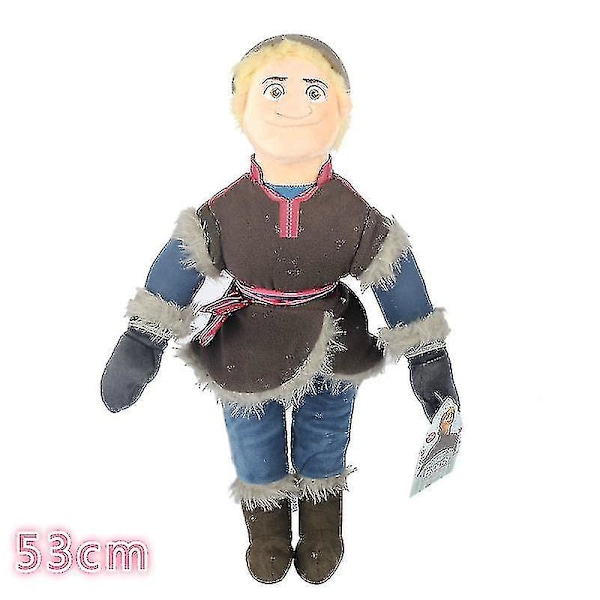 50 cm Frosne Anna Elsa Dukker Sne Dronning Prinsesse Anna Elsa Dukke Legetøj Plys Frosne Plys Børn Legetøj Fødselsdag Julegave-i[HK] 53cm Kristoff